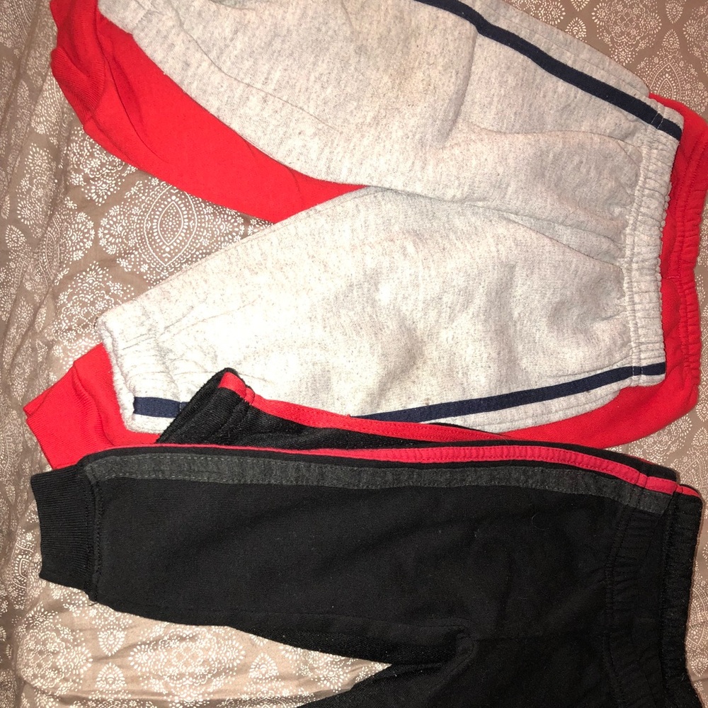 Bundle of 4 DISNEY baby boy 12 month pants sweats